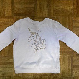 Girls carters unicorn sweatshirt
